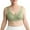 Green, variant on Sports Bra Large Middle Age And Elderly Women Cool Summer Seamless And Steel Rimless Oversized Tank Top Style Bra Underwear