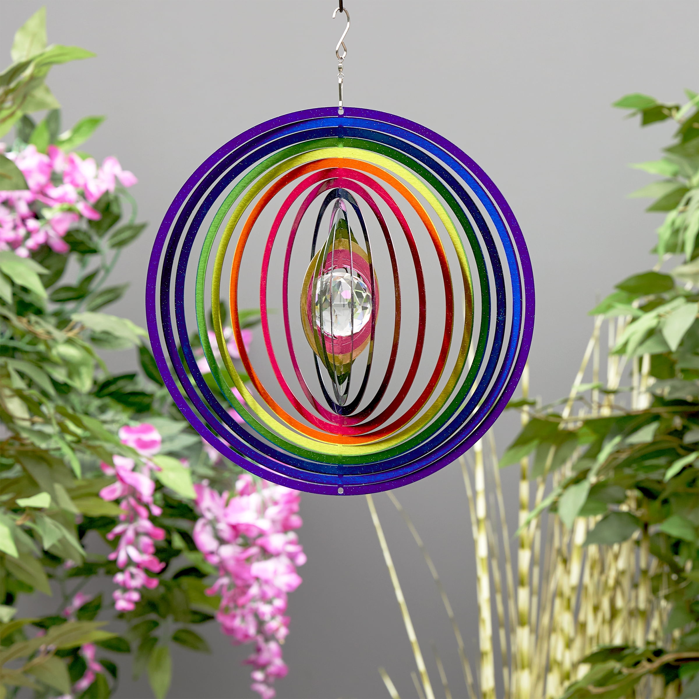 6 pt star spinner for poles camping  RAINBOW 
