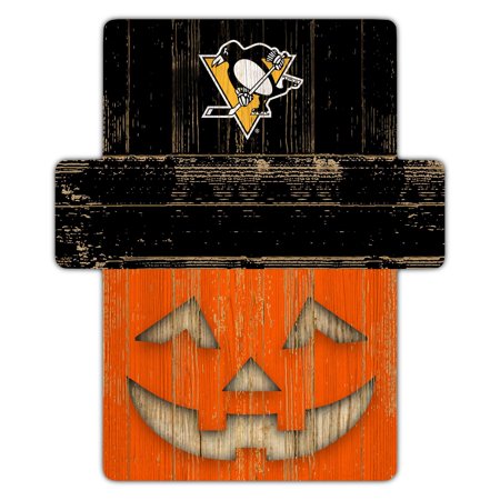 Pittsburgh Penguins 12 x 12 Jack-O-Lantern Display