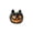 Black, variant on Mini Pumpkin Figurine with Black Cat Face, Cute Halloween Statue, Pumpkin Decorations for Halloween Decorations Indoor Tabletop Decor