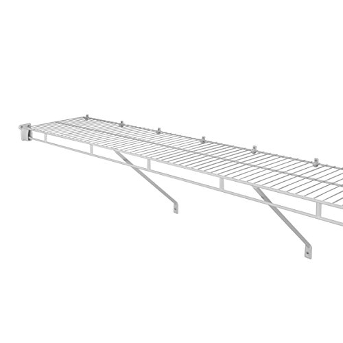 Closetmaid 1078 Shelf and Rod Wire Shelf, 96 in L x 2 in W x 12 in D