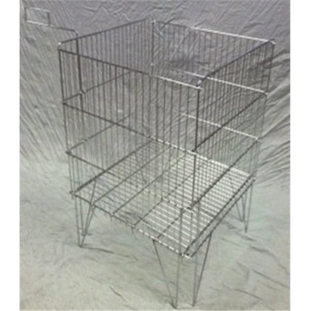 Bac à Ordures 23 x 23 x 33 Po. Chrome