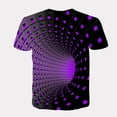 thumbnail image 2 of T-Shirt 3D Printed Simple Casual Men's T-Shirt 3D Digital Printing T-Shirt Swirl Pattern Men and Women Couple Tops, 2 of 3