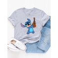 thumbnail image 1 of Disney-Camiseta de manga corta con estampado de dibujos animados para mujer, ropa con estampado de Love de los 90, moda musical, 1 of 1