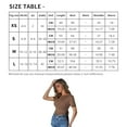 thumbnail image 3 of Camisetas cortas de manga corta sin espalda para mujer, cuello barco con lazo en la espalda, camisetas sólidas, 3 of 5