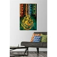 thumbnail image 2 of The Wizarding World: Harry Potter - House Crests Wall Poster with Push Pins, 22.375" x 34", 2 of 3