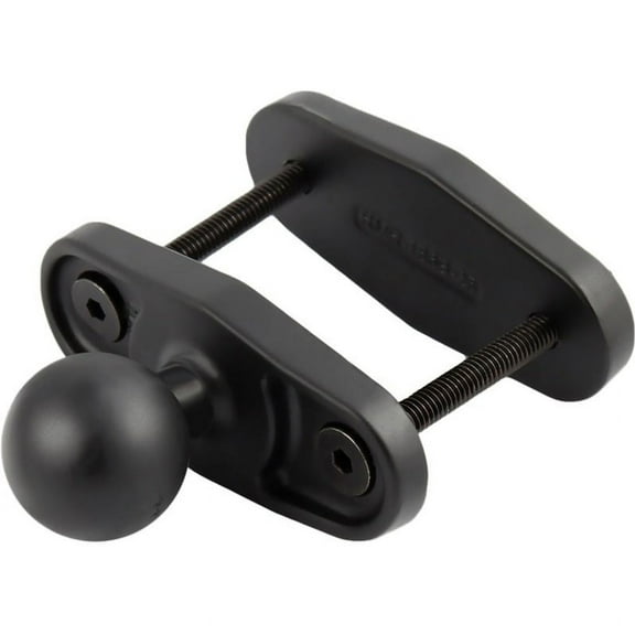 RAM-247U-25 RAM Mounts Square Post Clamp Base w/ 1.5 Inch Ball for Posts up to 2.5" Wide