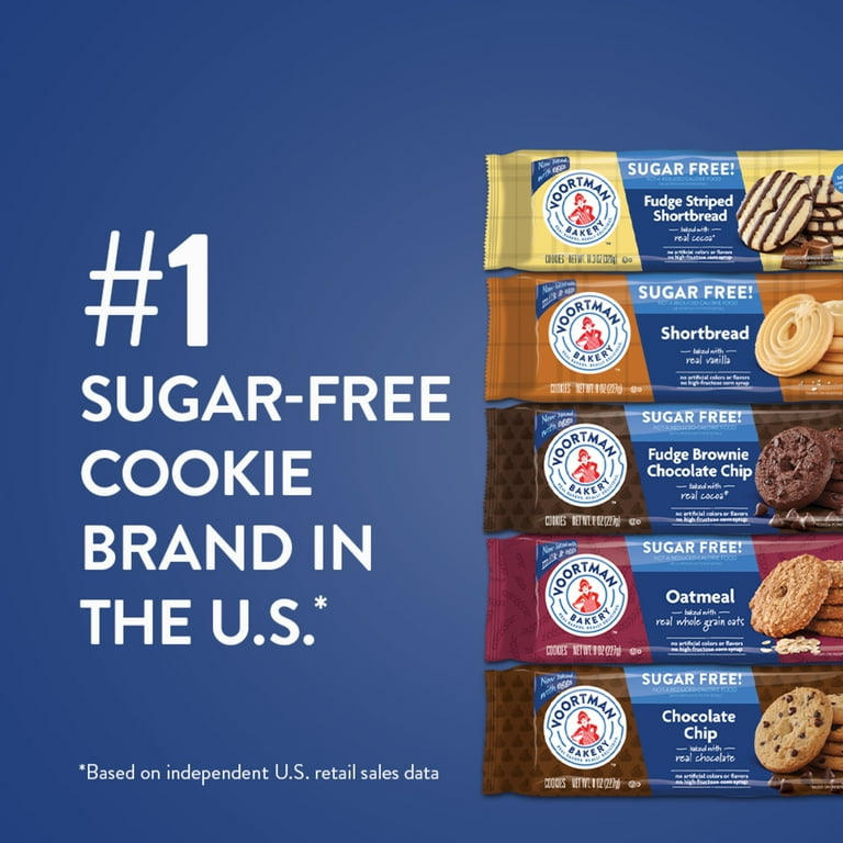 VOORTMAN Bakery Zero Sugar Shortbread Cookies 8 oz
