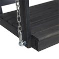 thumbnail image 3 of Afuera Living Modern / Contemporary Outdoor Aacia Wood Porch Swing in Dark Gray, 3 of 11