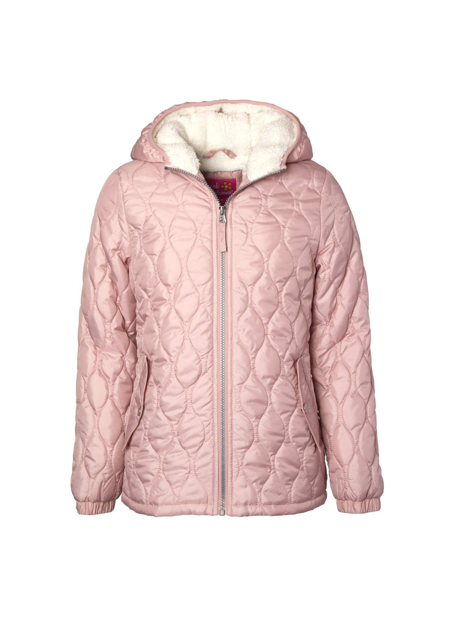 Pink Platinum baby-girls Midweight Vest 2fer Jacket