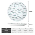thumbnail image 2 of Honeii Cute Shark Print Elegant Bone China Decorative Plate, Porcelain Plate,Art Crafts,Ceramic Ornaments for Home Office Wall Decor-7in, 2 of 6