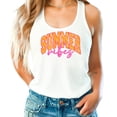 thumbnail image 4 of Summer Vibes Tank Top for Women and Teens Black Tank top XX-Large, 4 of 5