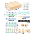 thumbnail image 3 of MTBLYS Wooden Screw Twisting Game Puzzle Toy Set 1 Nut Toy Included Hands-On Learning Early Education, 3 of 9