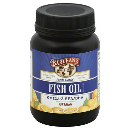 - Barlean's Fish Oil, 1000mg, 100 Count