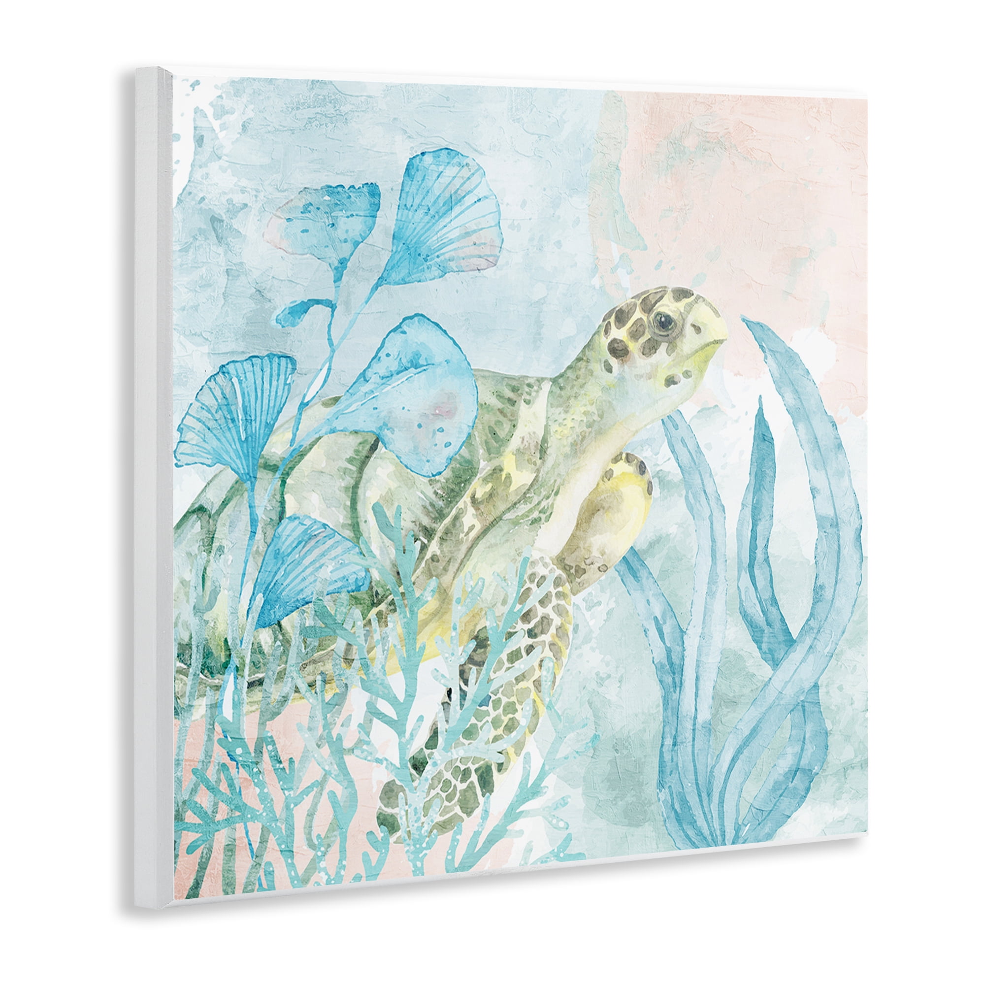 Stupell Industries Sea Swim Turtle Wall Plaque Art, design by Kim Allen