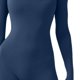 thumbnail image 5 of Monos de moda, mameluco suave de pierna ancha y largo completo para fiestas, vacaciones, viajes Color Azul M Yuyangstore Mono corto, 5 of 8