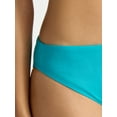 thumbnail image 3 of Time and Tru Women’s and Women's Plus High Cut Mid Rise Bikini Bottoms, Sizes XS-2X, 3 of 6