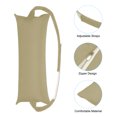 thumbnail image 4 of Uxcell Outdoor Chaise Pillows, Waterproof Resistant with Adjustable Elastic Strap for Chair,Light Coffee, 4 of 7