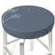 thumbnail image 3 of Balery White Dandelion Fundas de asiento para taburete de bar redondo de tela de terciopelo ajustables que protegen de arañazos y manchas para sillas de 14 a 17 pulgadas.-12 inch, 3 of 7