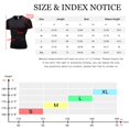 thumbnail image 6 of YUSHOW 2 Pack Mens Compression Shirts Short Sleeve Athletic Cool Dry Workout T Shirt Size XL, 6 of 6