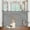 Gray, variant on Gates with Cat Door 80" Wide Retractable Dog Gate with Pet Door Outdoor Retractable Gate for Dogs Retractable Pet Gate with Door Mesh Gate Retractable Mesh Dog Gate (Gray)
