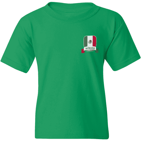 Mexico Soccer Kids Graphic T-Shirt - 2026 El Tri Youth Fan Supporter Tee