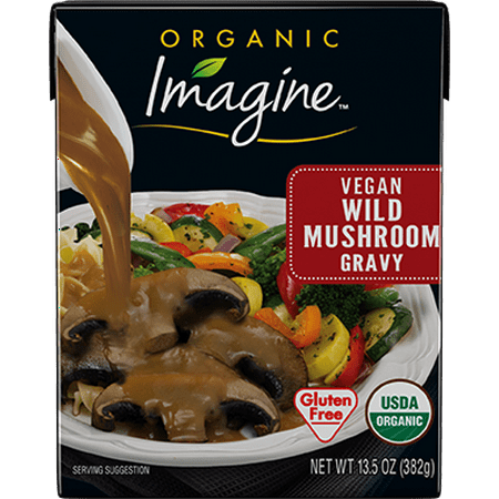 Imagine Organic Gravy, Vegan Wild Mushroom, 13.5 (Best Mushroom Gravy Ever)