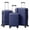 Navy Blue, variant on PP Trolley Case, 20in 24in 28in 3PCS Suitcase Set, Black