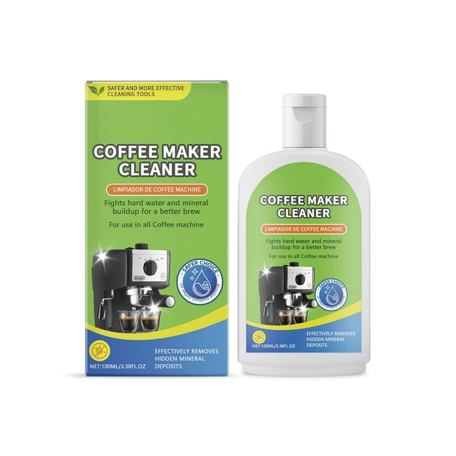 Vwrxbz 100ml Coffee Machine Descaler Cleaner Removes Coffee Oil Deposits For Espresso Maker Maintenance