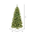 thumbnail image 3 of Vickerman 9.5' Cashmere Slim Artificial Christmas Tree, Warm White Dura-Lit® LED Lights, 3 of 6