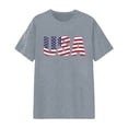 thumbnail image 6 of ibiyuan Usa 250th Anniversary Shirt Women Shirts Crew America 250 Flag Holiday Short Sleeve Independence Day Womens Shirts Tops for Women Trendy, 6 of 6