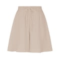 thumbnail image 3 of High Waist Yoga Skirt With Pockets For Running Tennis Athletic Workout Shorts, 3 of 4
