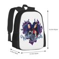thumbnail image 3 of Mochila escolar de Descendants para hombres y mujeres, ligera, informal, para el día a día, para la universidad, para portátil, para el trabajo y el trabajo., 3 of 5