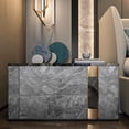 thumbnail image 4 of Gray Granite Wallpaper Peel Stick Matte Thick Marble Contact Paper For Countertop 16 X 354 Inch Waterproof Oil Proof Self Adhesive Furniture Stickers Kitchen Counter Shelf Liner Wall Vinyl Decorative, 4 of 9