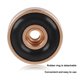 thumbnail image 4 of 4 piezas de 20 x 8 mm de aleación de aluminio para pies de amplificador, amortiguadores, almohadillas para pies de amplificador, color dorado, 4 of 11
