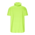 thumbnail image 6 of Htigea Womens Sun Protection Tops with Face Mask Neck Breathable UPF 50+ Outdoor Short Sleeve Shirts Green XL, 6 of 7