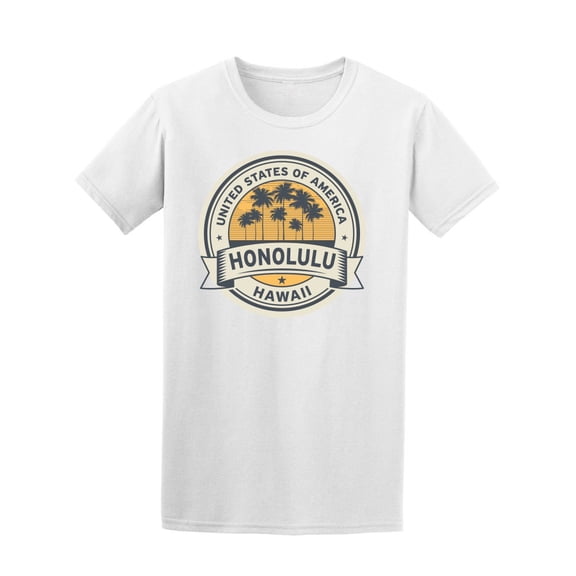 Honolulu Hawaii Logo Tee Men's -Image by Shutterstock