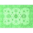 thumbnail image 1 of Ahgly Company Indoor Rectangle Oriental Emerald Green Traditional Area Rugs, 6' x 9', 1 of 4