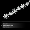 thumbnail image 3 of 10Yards Pearl and Rhinestone Beaded Chain Trim Flower Pearl for Dress Decoration,DIY Creative Decorations, 3 of 5