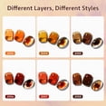 thumbnail image 2 of Set de esmaltes de uñas GAOY Jelly Brown Gel, 6 colores, 7,3 ml, UV/LED, 2 of 6
