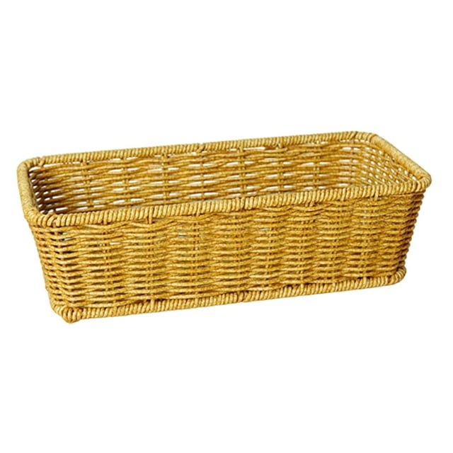 Cesta de almacenamiento Cesta de pan Organizador de escritorio rústico decorativo multifuncional M