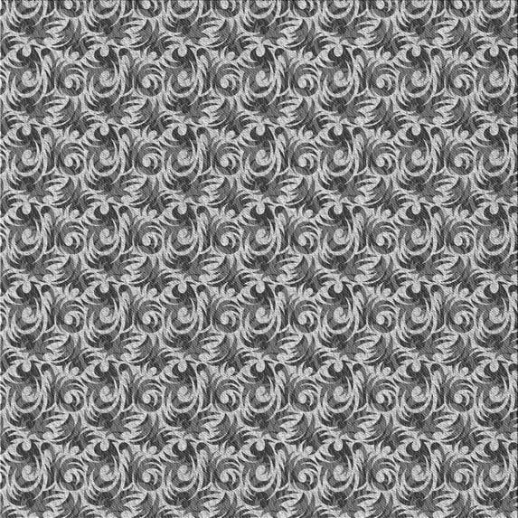 Ahgly Company Indoor Square Patterned Gray Cloud Gray Area Rugs, 7' Square