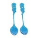 thumbnail image 2 of Paquete de 2 Cucharas de café Sunnimix acero inoxidable Mango largo azul, 2 of 8