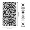 thumbnail image 2 of Fotbe Similar To Leopard Print Toalla Premium con Patrón, Toalla de Microfibra de Secado Rápido, Ligera y Altamente Absorbente (27.5x16in), Ideal para Uso Diario, 2 of 6