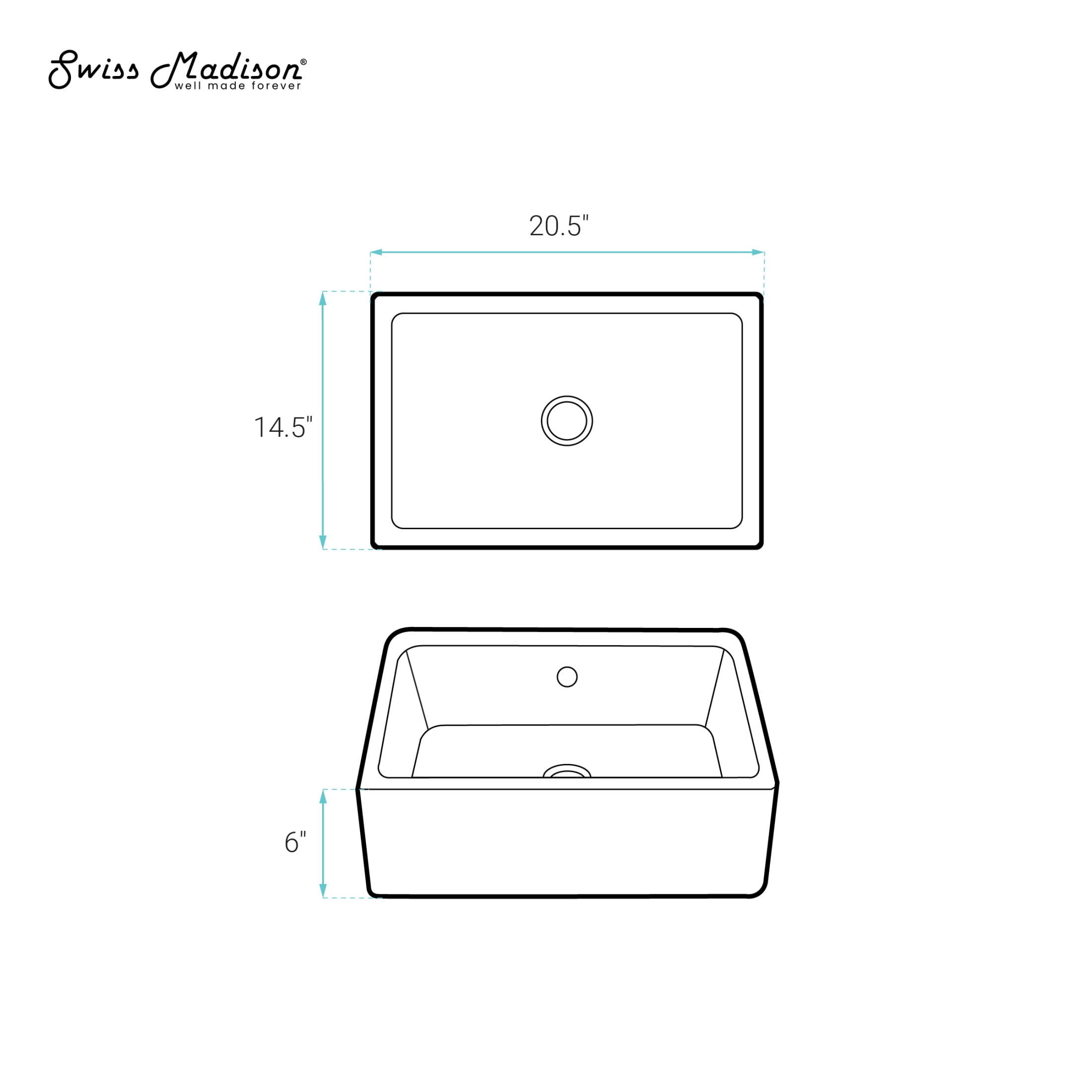 Voltaire 17 Rectangle Ceramic Vessel Sink