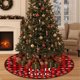 thumbnail image 1 of Christmas Snowflake Tree Skirt Holiday Decorations And Accessories Short Pile Printed Christmas Tree Skirt, 1 of 6