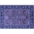 thumbnail image 1 of Ahgly Company Indoor Rectangle Oriental Blue Industrial Area Rugs, 6' x 9', 1 of 4