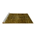 thumbnail image 2 of Ahgly Company Machine Washable Indoor Rectangle Abstract Yellow Modern Area Rugs, 5' x 8', 2 of 4