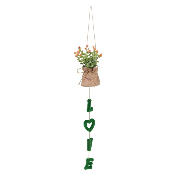 Cesta de Flores Colgante Artificial Jadeshay Decoración de Flores Artificiales Colgantes