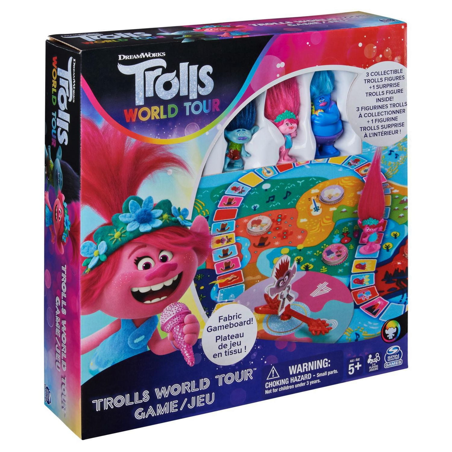 Jeu coopératif Trolls World Tour pour les enfants